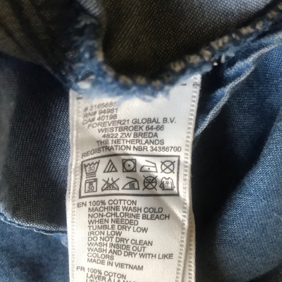 Forever 21 Denim Sleeveless Dress - Picture 5 of 5